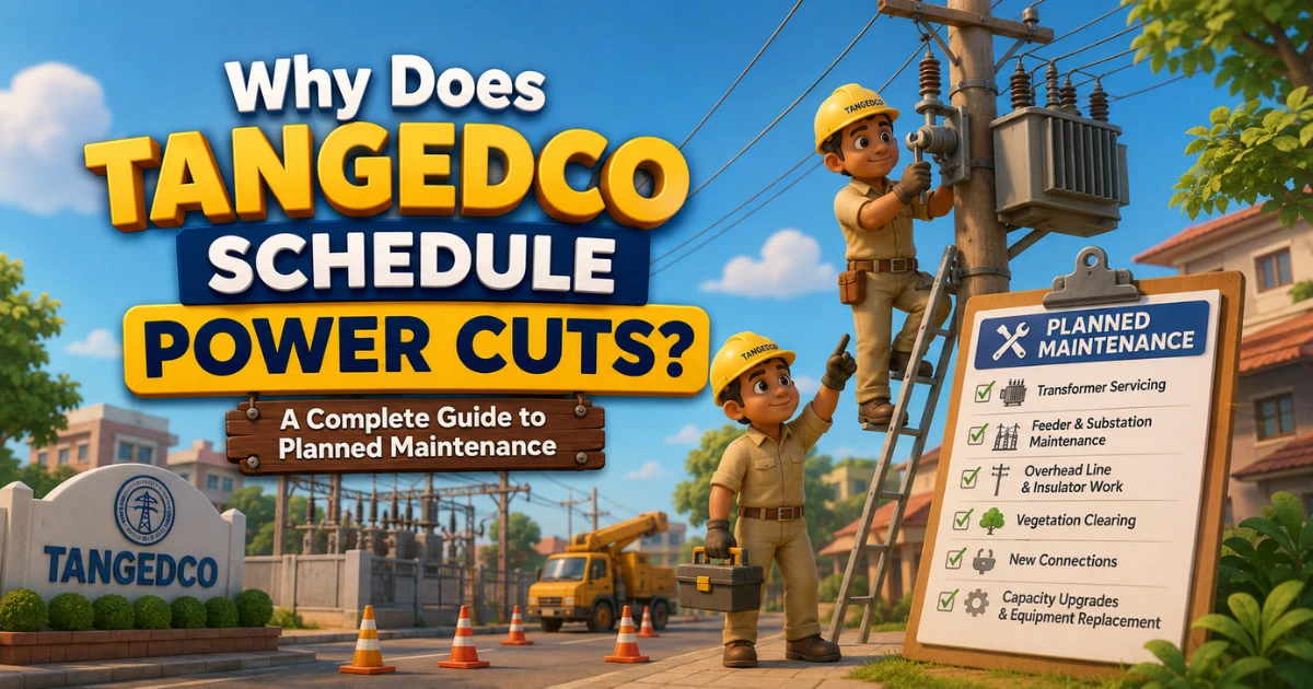 Why Does TANGEDCO Schedule Power Cuts A Complete Guide to Planned Maintenance